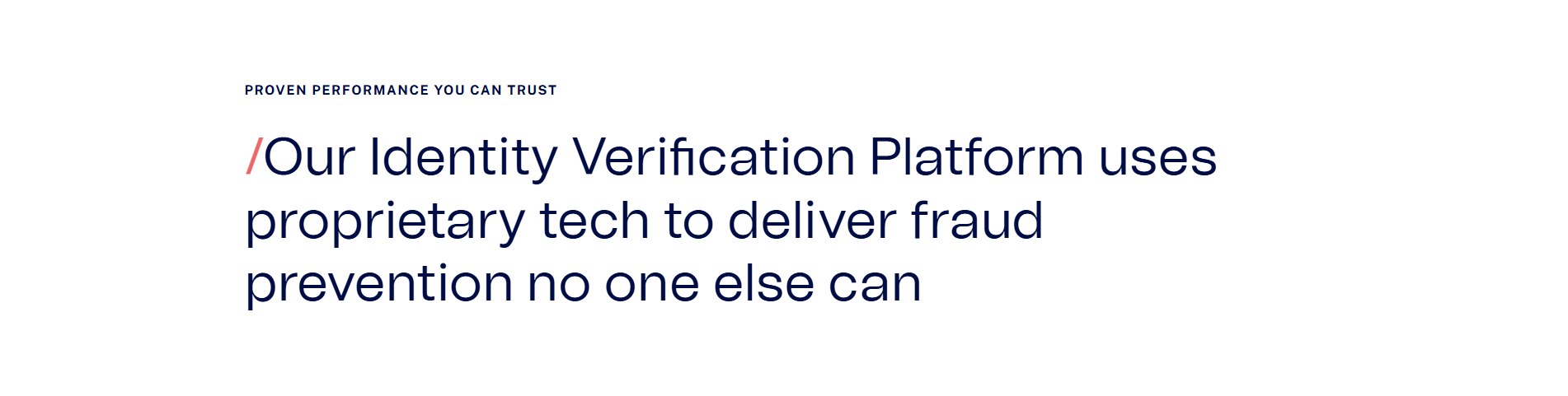 Veridas Value Proposition