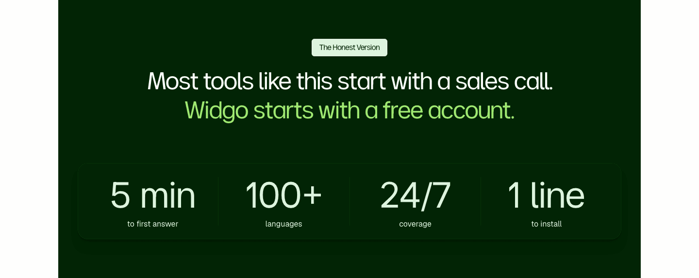 Widgo Value Proposition